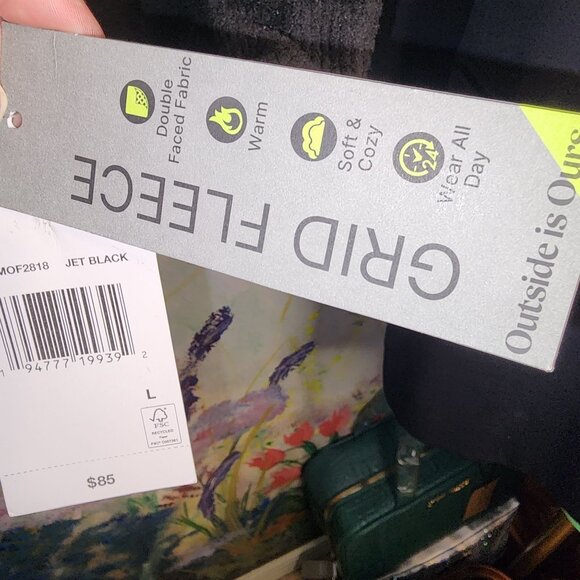 Free Country Grid Fleece Jacket with Pockets Outside in Style - Picture 4 of 6